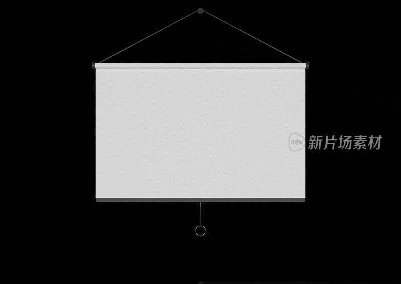 空白投影屏幕、演示板、空白白板