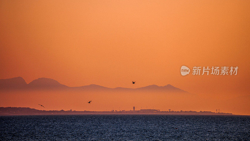 地中海日落——西西里岛