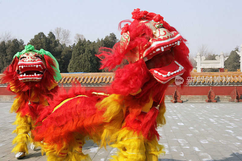中国天坛舞狮