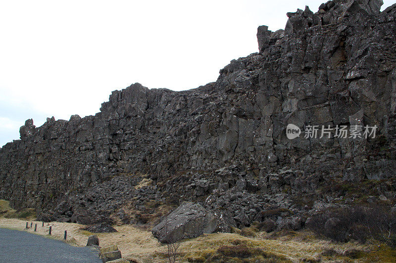 冰岛:构造板块在Þingvellir汇合