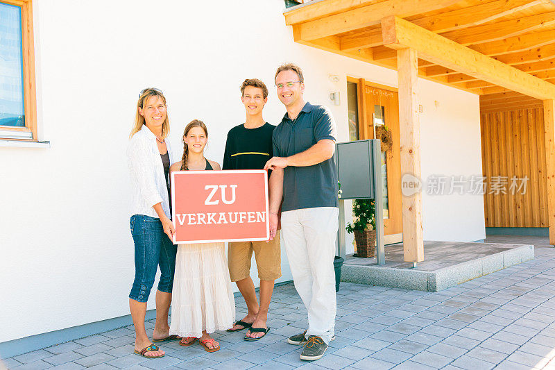 一个德国家庭正在出售他们的房子