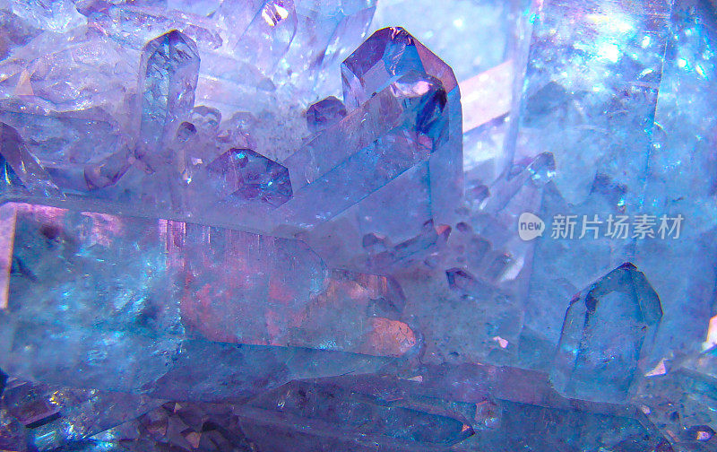石英晶体，背景图像。