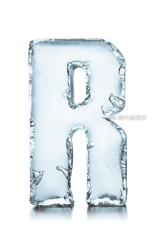 字母R冰冻冰块字母表