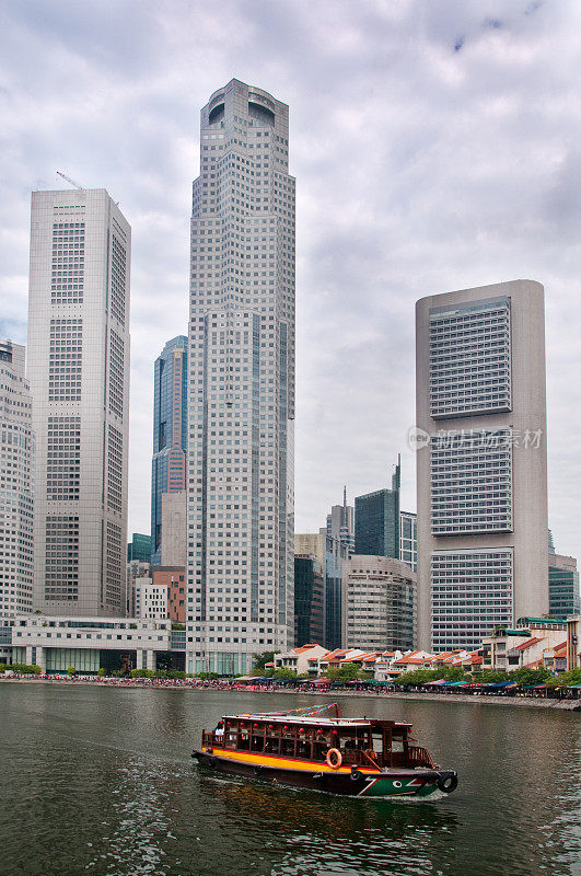 克拉克码头新加坡与船