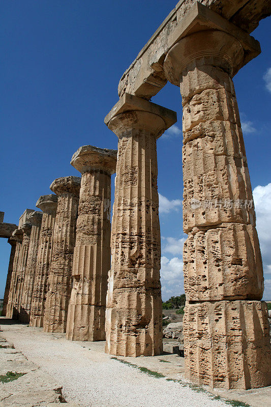 意大利的古希腊圆柱
