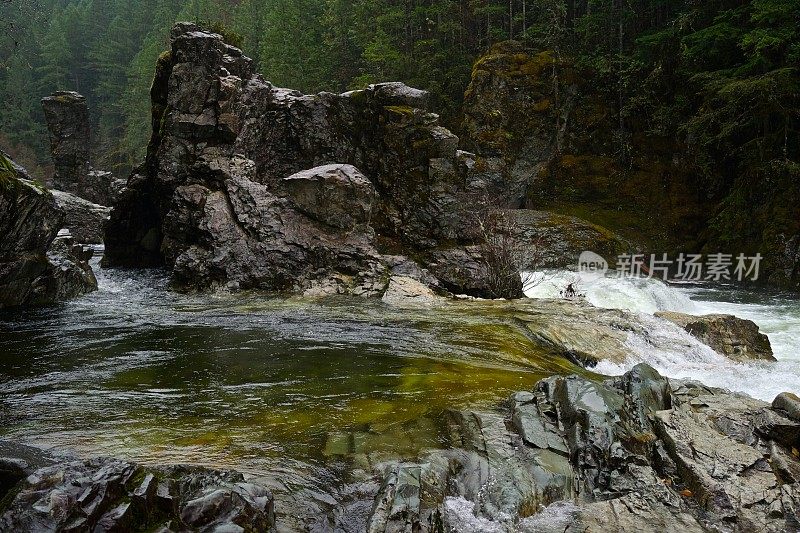 蛋白石溪荒野峡谷