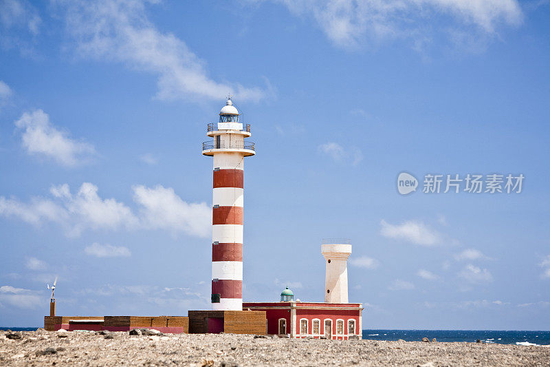 灯塔在Fuerteventura