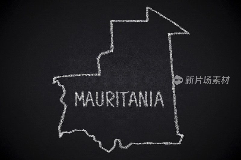 非洲毛里塔尼亚地图