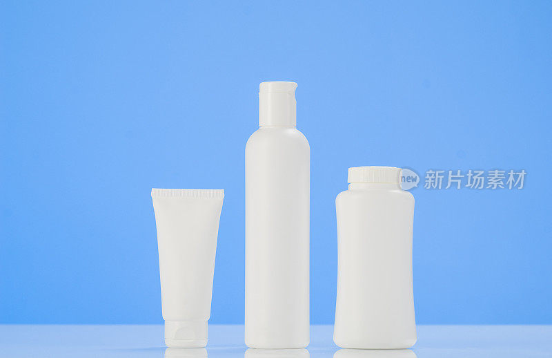 管奶油或凝胶白色塑料包装产品模型