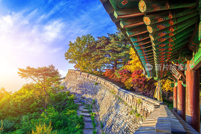 韩国南山城城堡，联合国教科文组织世界遗产。