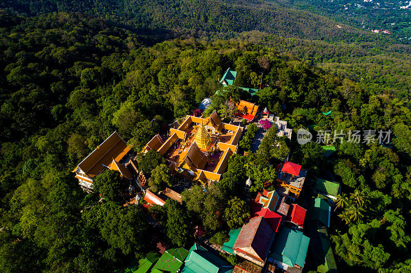 泰国清迈，素贴寺