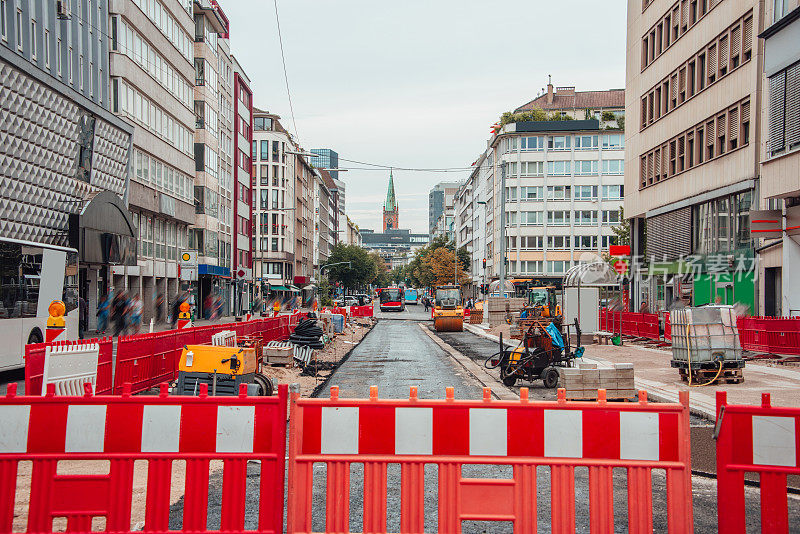 道路因工程封闭