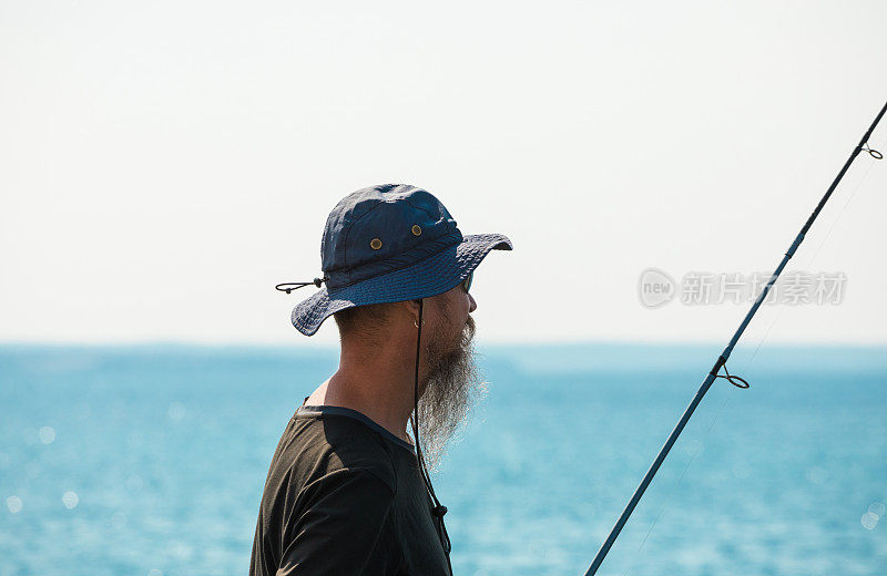垂钓者在爱琴海，希腊