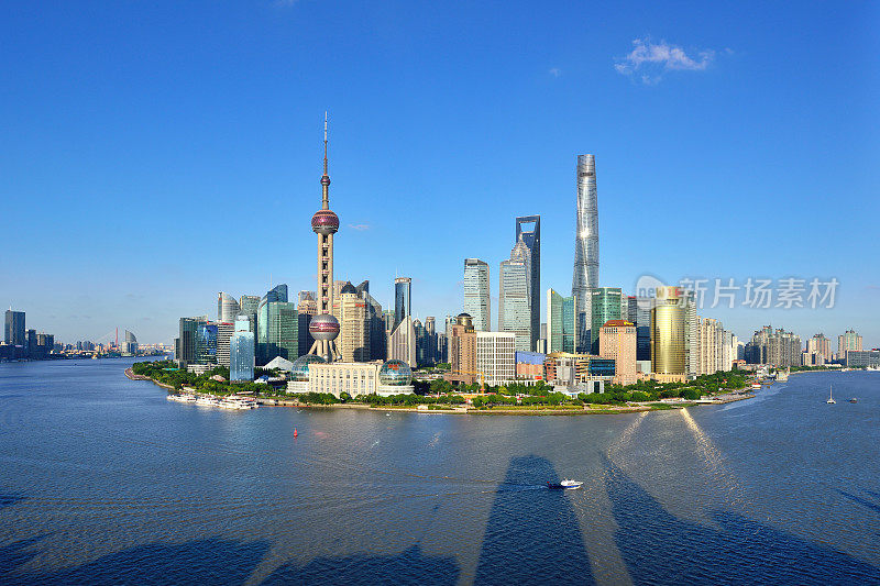 上海天际线，中国