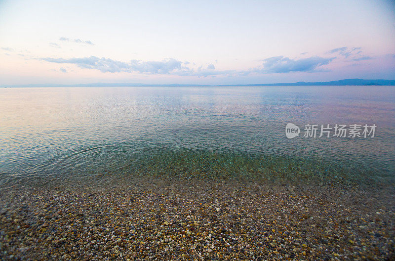 海景，夜晚极乐