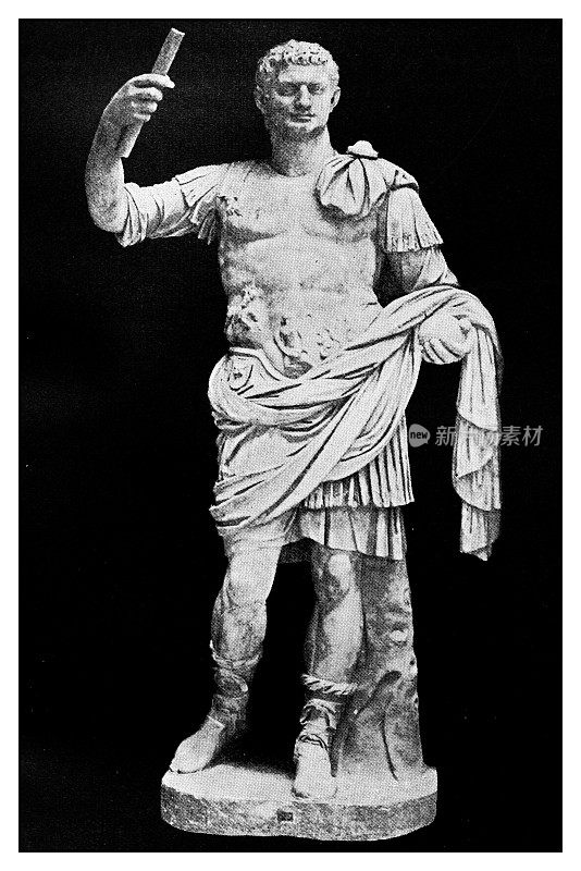 经典肖像图集-罗马:多米提安雕像