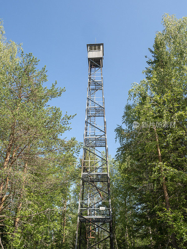 森林中的瞭望塔