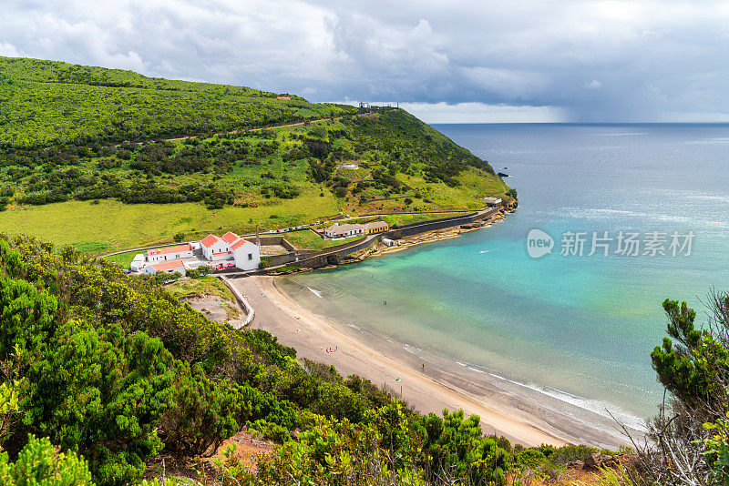 亚速尔群岛-完美的海滩景色