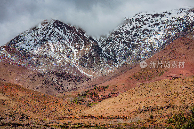 北非摩洛哥阿特拉斯山口