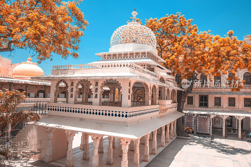 印度乌代布尔城市宫殿