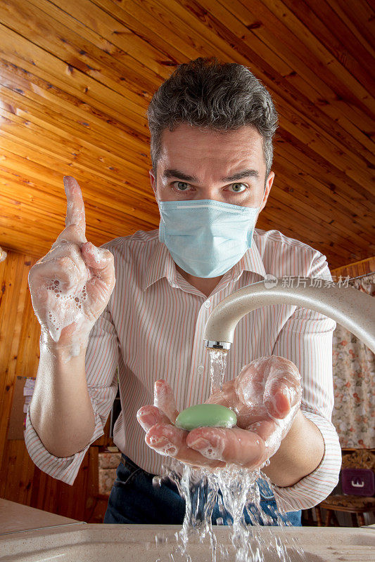 预防病毒——洗手和戴口罩