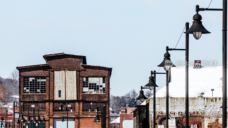 旧废弃的工业建筑——伯利恒，宾夕法尼亚州