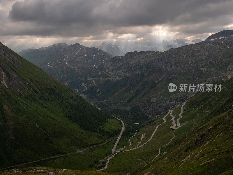 瑞士瓦莱州富尔卡山口