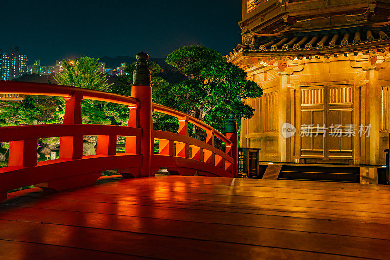 南莲园的金阁绝对完美，赤莲庵，香港的一个大型佛教寺庙