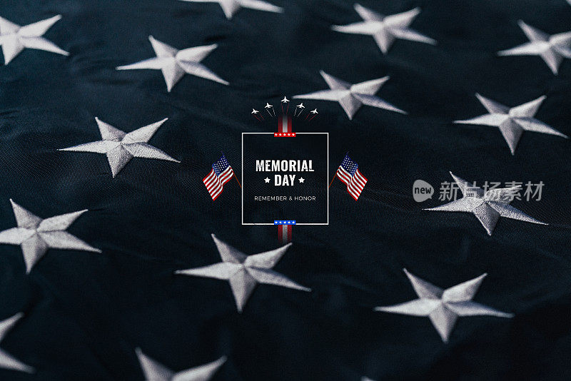美国阵亡将士纪念日和美国国旗