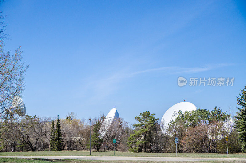 萨斯喀彻温大学的卫星天线