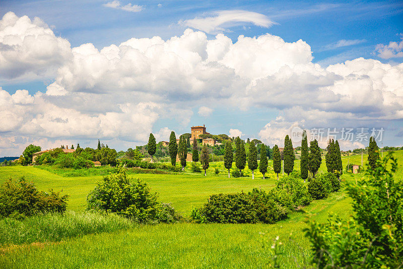 意大利托斯卡纳Montepulciano附近的景观