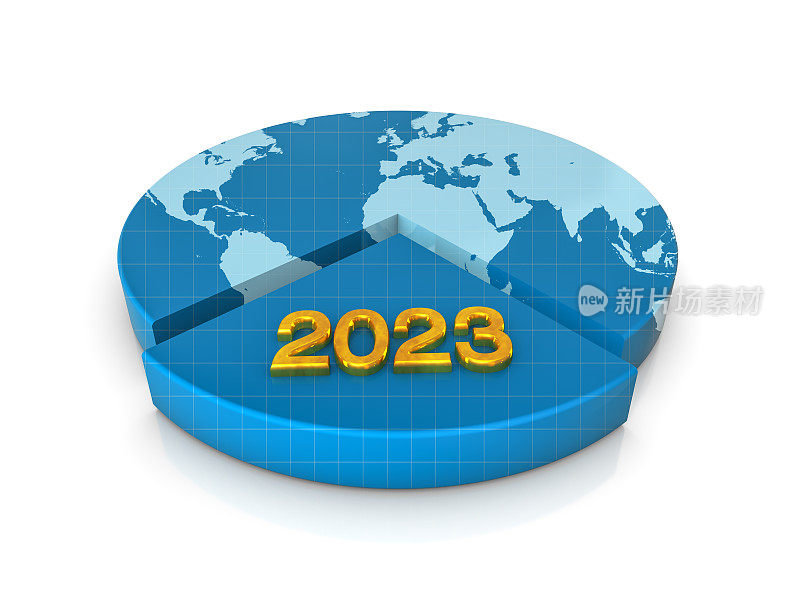 饼图图形与2023年