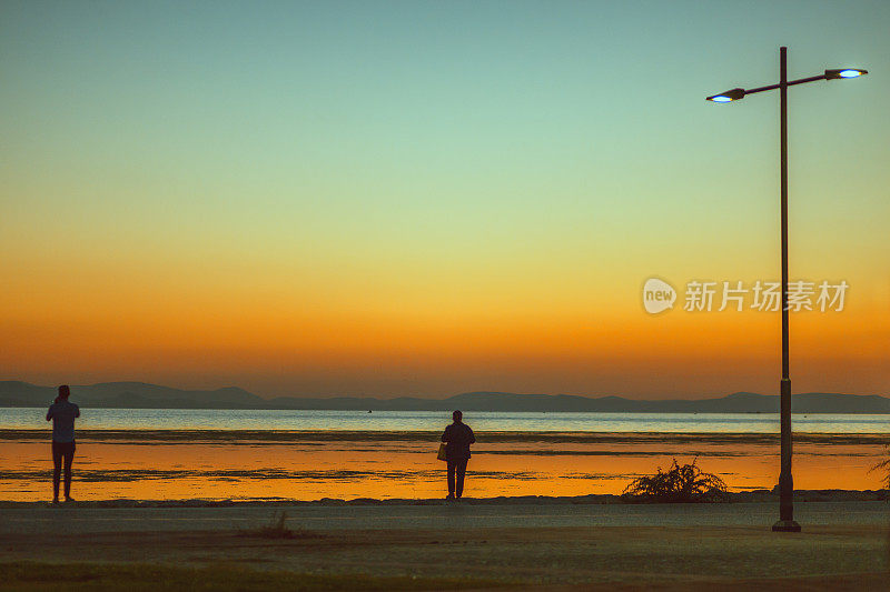 日落海景