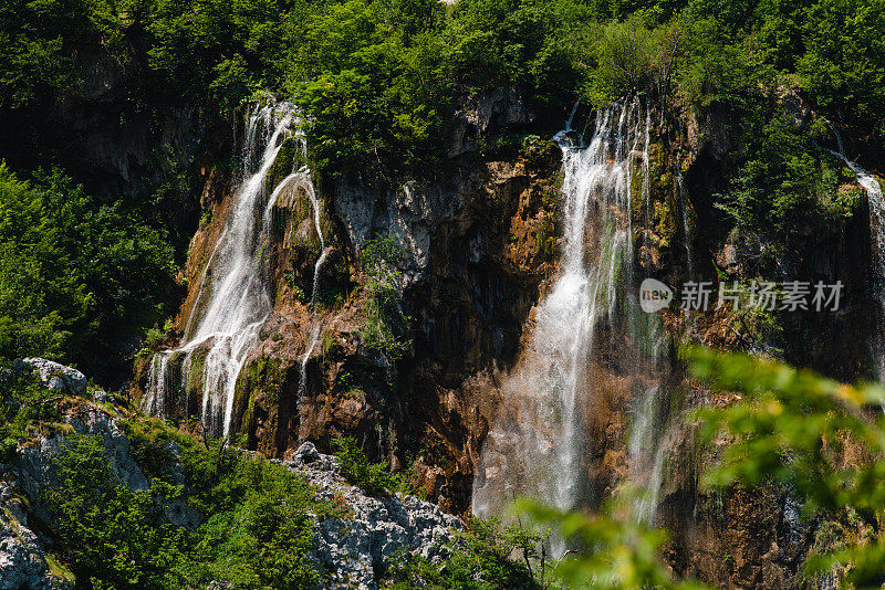 克罗地亚普利特维采湖国家公园的美景