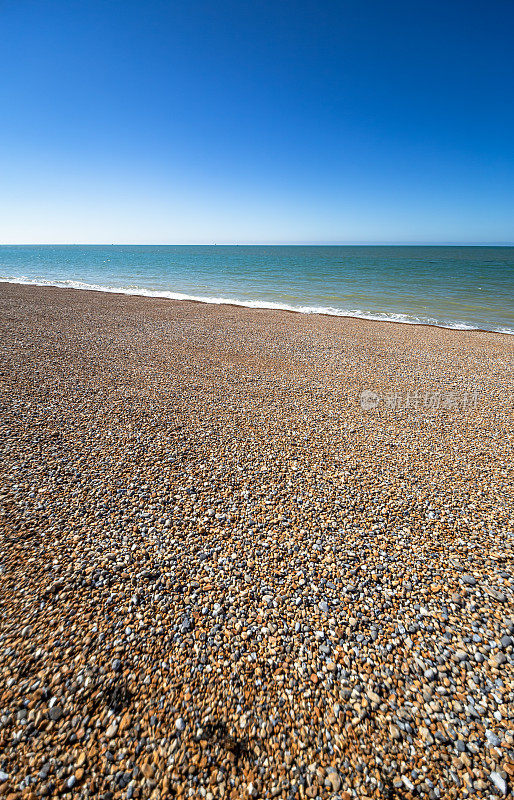 英国石质海滩，英格兰，西福德，欧洲