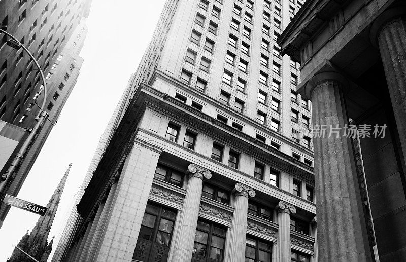 公司金融大厦，华尔街，纽约。