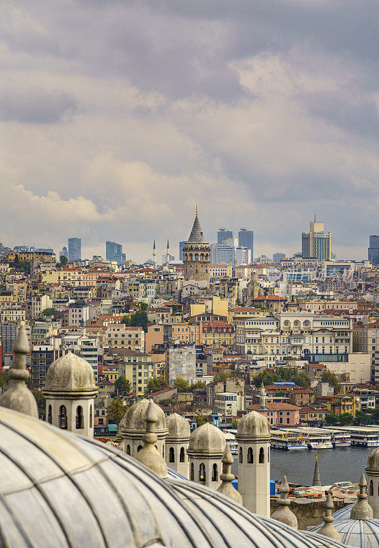 Süleymaniye综合体，伊斯坦布尔全景