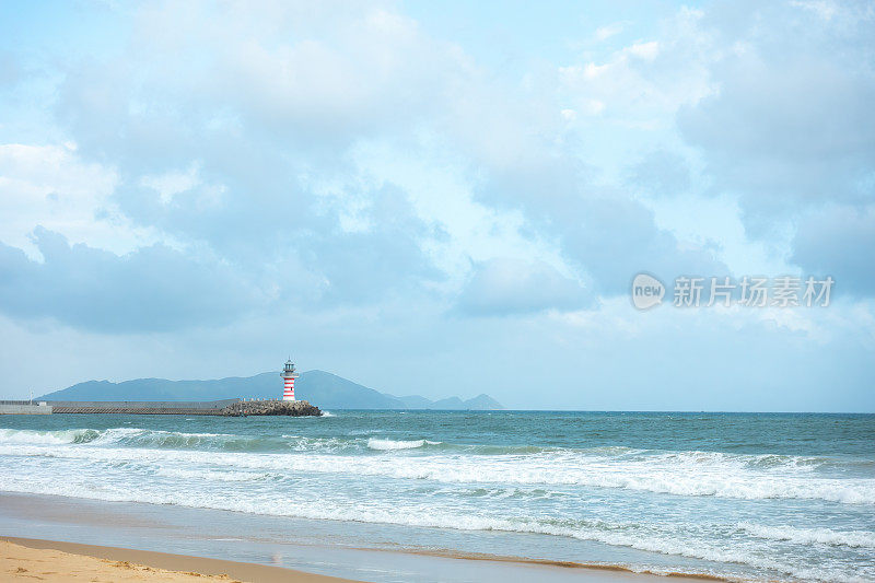 中国海南省三亚亚龙湾风景区的海滩