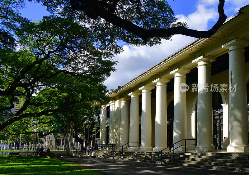 夏威夷州立图书馆(1913年)，夏威夷瓦胡岛檀香山