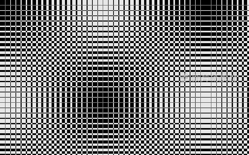 欧普艺术抽象背景-方格线艺术