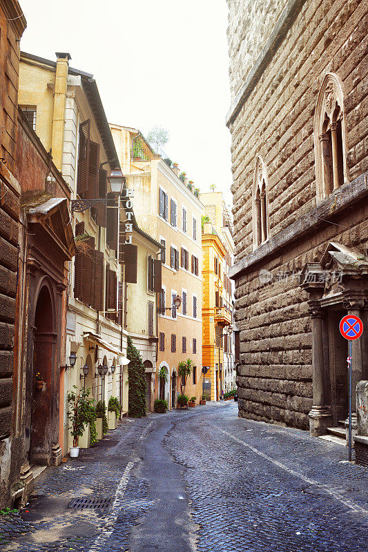 意大利罗马的街道