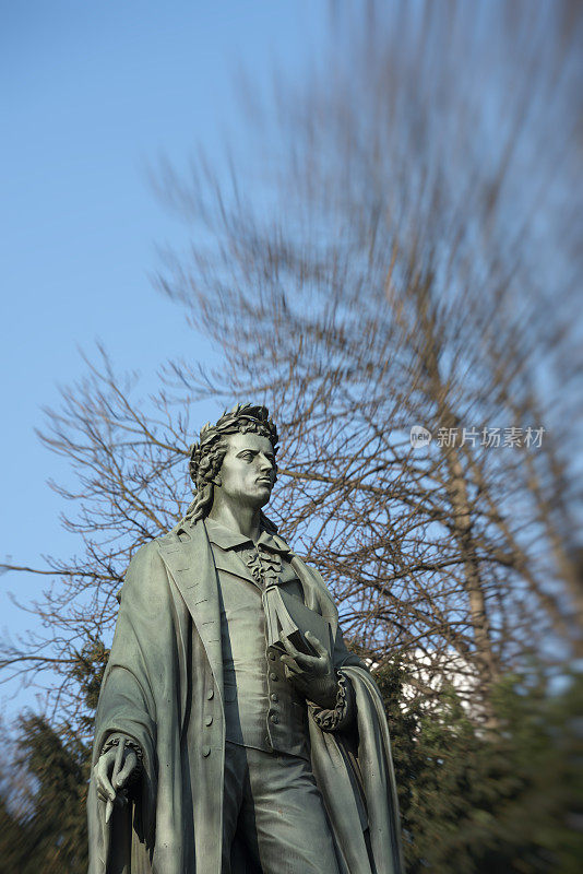 德国法兰克福席勒雕像纪念