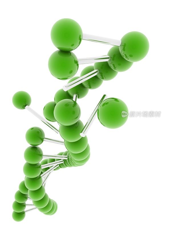 金属的DNA模型。
