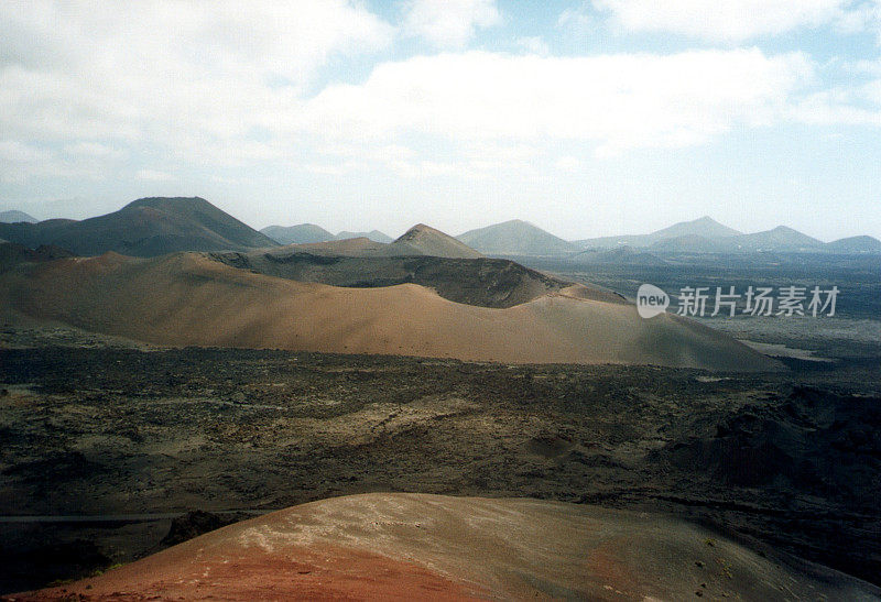 提曼法亚国家公园景观，兰萨罗特岛