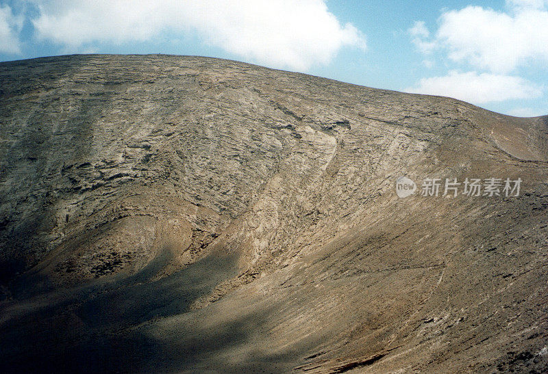 加那利群岛兰萨罗特岛的布兰卡火山口