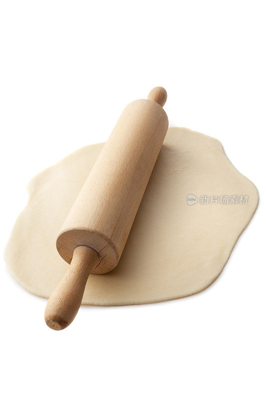 烘焙材料:面团和擀面杖