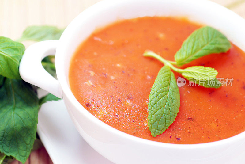 番茄薄荷汤