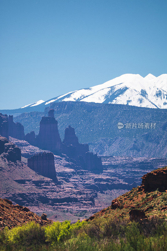 城堡山谷,犹他州。