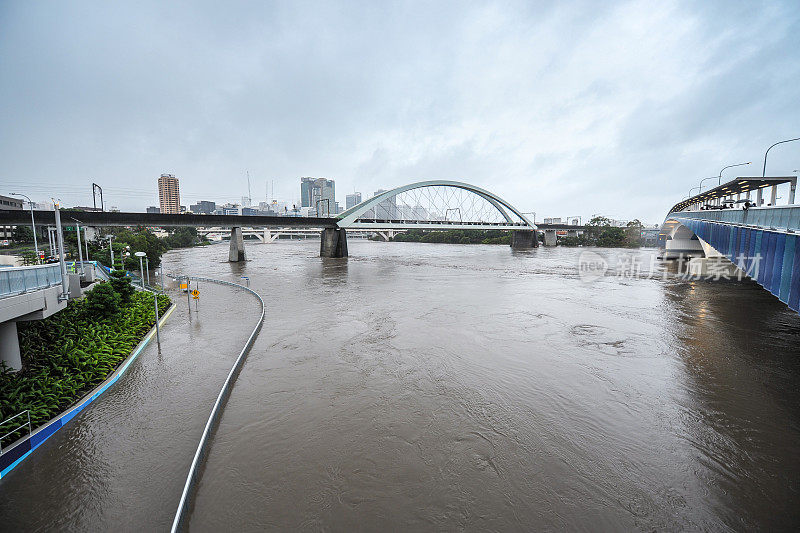 布里斯班河在大洪水事件