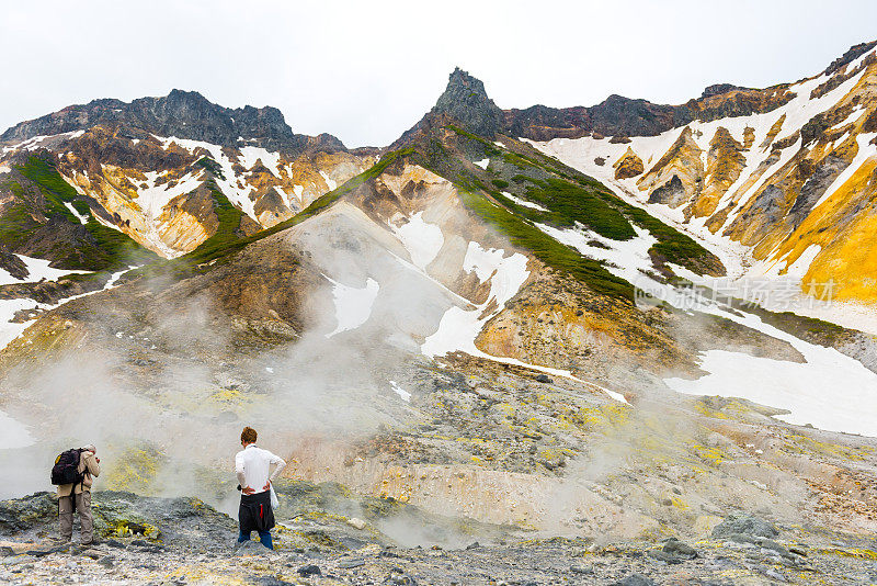 日本北海道十七谷活火山